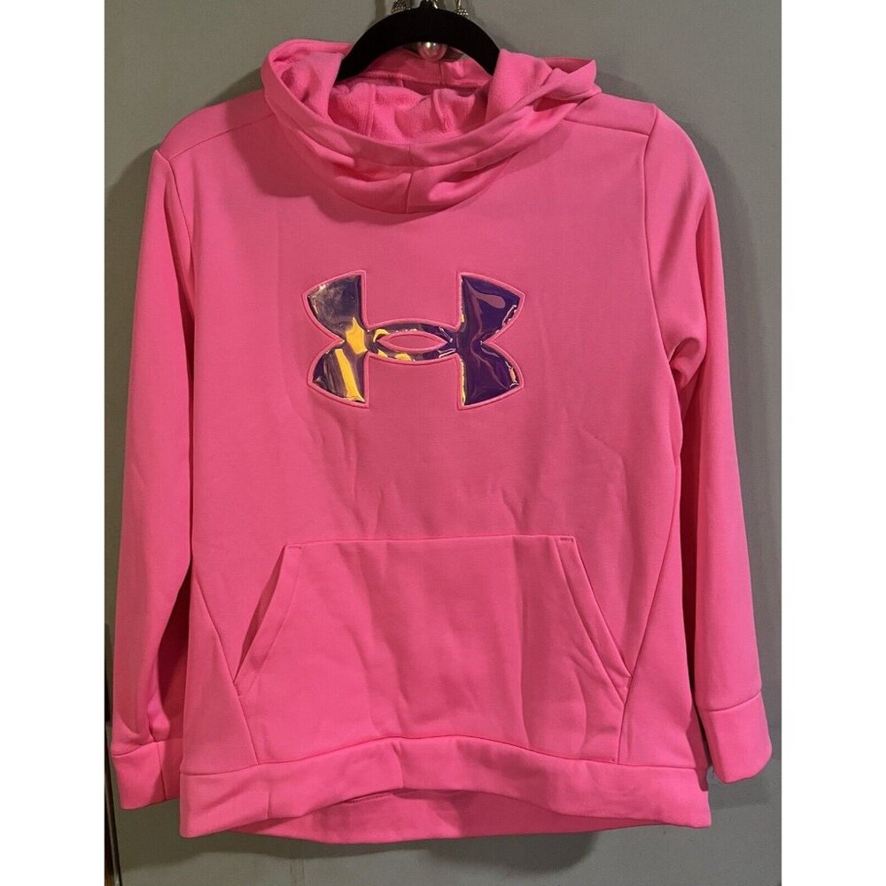 New Under Armour Pink Hoodie Youth XL Long Sleeve Soft Comfortable Pocket NWT